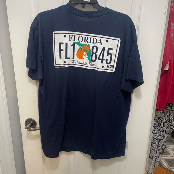 Other - Blue Short Sleeve Tee with Florida Graphic